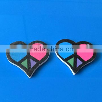 Colorful Heart shape Emery Board nail file