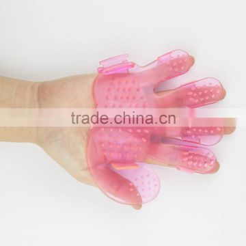 2016 Cost-Effective Hot Selling Pet Grooming Bath Gloves for Pet Health