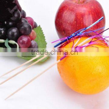 New Decorative Dessert Fruit Label Disposable Picks Art Toothpicks Wooden Wedding Fireworks Toothpick Party Supplies photo-5