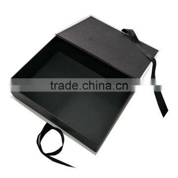 Zeal-X Custom White Ribbon Closure Book Shape Sexy Lingerie Packaging Box photo-5