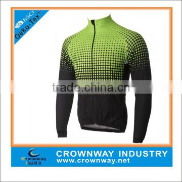 Fashion Sublimation printed colorful cycling jersey for men