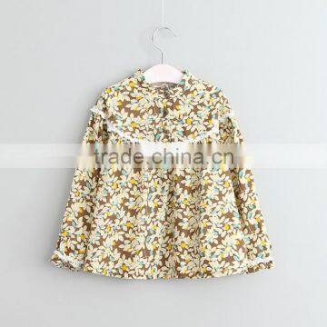 2017 Girls Latest Long Sleeve Shirt Baby Girls Printed Tops