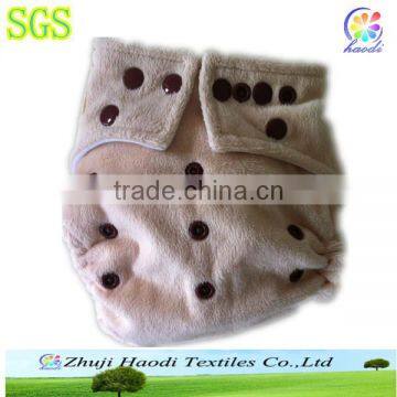 Newborn minky cloth diaper for baby in high quality