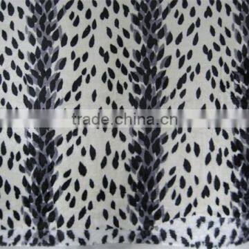 Argentina style mink blanket leopard design embossed plush