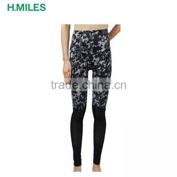 Female Elastic Exercise Tights Fitness Running Trousers Slim Leggings