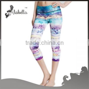 Sexy yoga capri design women yoga leggings pants wholesale sportswear