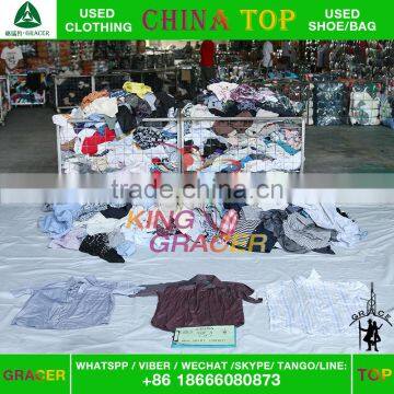 Wholesale second hand clothes Germany style Men Shirt used clothing bales