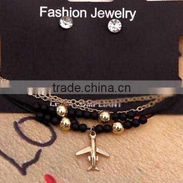 Hot Selling Starfish Charm Custom Charm Seed Bead Multi-strand Bracelets Earrings Set From Yiwu Factory photo-3