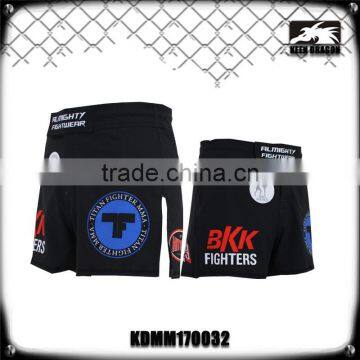 short cut mma training shorts with custom logo and design