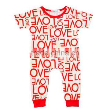 YF71236 Autumn 2017 Newborn Clothing Love Letter Printing Baby Clothes photo-4