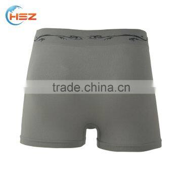 HSZ-0054 Latest Design 2017 Fashion Hot Underwear Panty For Boys Men Seamless Sexy Boxer Stylish Shorts Elastic Waistband Briefs photo-4