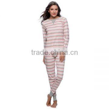 Suntex New Stylish Sexy Striped Long Thermal Underwear For China Young Ladies