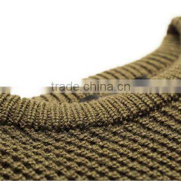 Oem Factory China Clothing 100% Cotton Fashion Crewneck Sweater for Men