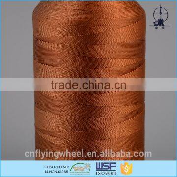 Low Shrinkage 150D/3 Industrial Polyester Bonded Sewing Thread for Bag photo-3