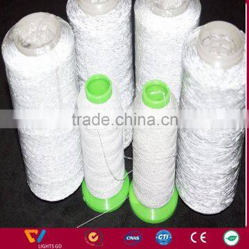 High Visibility Polyester Reflective Thread Feature and Silver Pattern Reflective Tape Dog Collar Thread photo-3