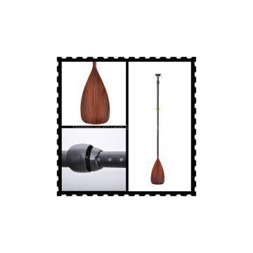 wooden veneer blade SUP paddle