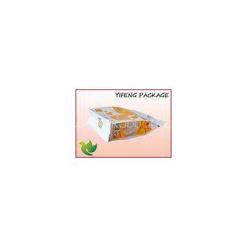 Plastic Lined Paper Flat Bottom Pouch With ZIP Top For Dry Fruit