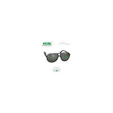 Big Frame Circular Polarized 3D Glasses For 3D Films / LCD Plasma TV