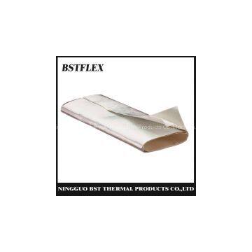 Heat Reflective Adhesive Backed Aluminum Fiberglass Cloth with PSA