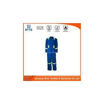 100 cotton flame retardant blue coverall