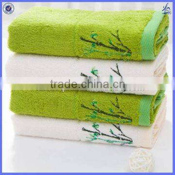 hand bamboo fabric towel to embroider wholesale/ terry towel buyers