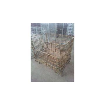 Metal Foldable Wire Mesh Container Collapsible Wire Container photo-3