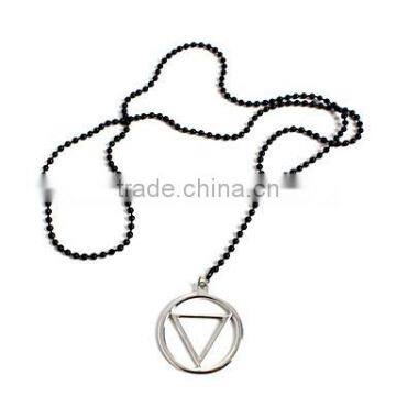 Wholesale Japanese Naruto Black Color Pendant Cosplay Cartoon Anime Pendant Necklace