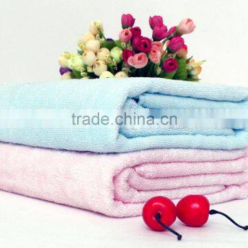 Custom terry fabric baby bamboo bath towel