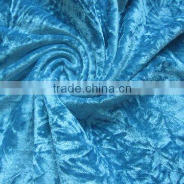 100% polyester curshed velourt,shining velour,garment fabric