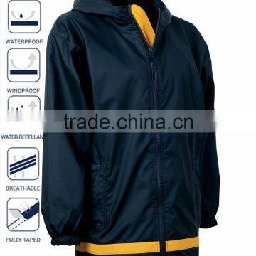 2016 Waterproof Polyester Foldable Rain Jacket