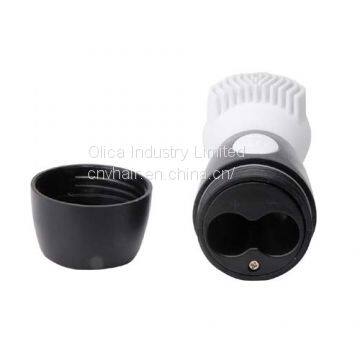 White CNV Electric Ultrasonic Face Cleansing Facial Brush Silicone Facial Brush, Cleanser and Massager photo-5