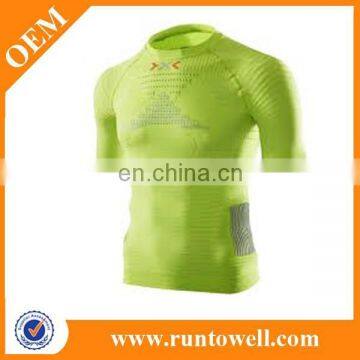 Quick dry high qulaity custom men running shirt