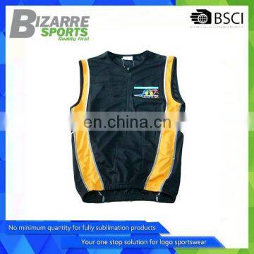 China wholesale sports vest with safety reflective stripe