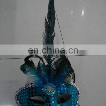 party carnival masquerade ball feather mask MPM-036