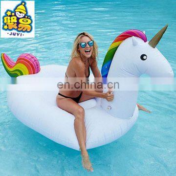 Eco-friendly 7 Color PVC Giant Pool Float Water Pool Floats Inflatable Unicorn