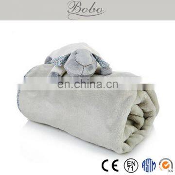 Hot Sale Flannel Baby Blanket With Lovely Animal Image photo-2