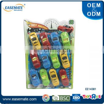 New promotional toys sliding plastic mini car toys set