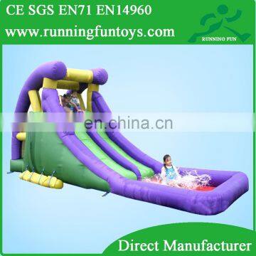 New design inflatable pool slide for sale RF40