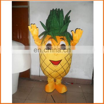 2016 high quality customed pineapple mascot costume for adults