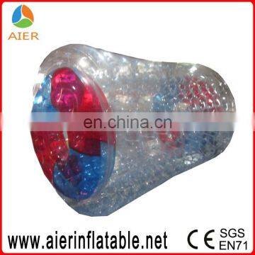 2016 colorful inflatable water roller, inflatable water roller water game