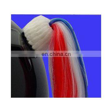 Factory direct sell helmet Pony Tails pigtail for Helmets wig Motorcycle bicycleSkateboard Snow Boarding