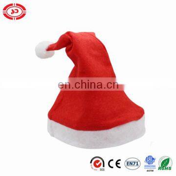 Cheap fleece soft xmas children holiday decoration red hat