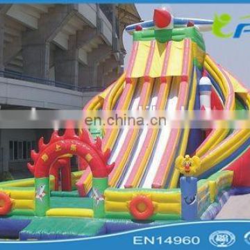 sea world inflatable water slide inflatable aqua slide for ocean inflatable beach slide