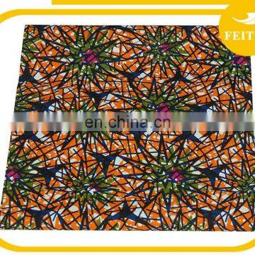 Cheap wax print fabric Fashion african wax prints fabric 6 yards for clothes