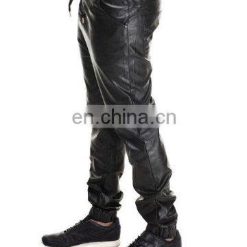 Leather sweat pants - men leather sweatpants - sheep leather sweatpants - pu women leather sweat pants -ladies Pu leather pants