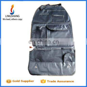 Wholesale Car Back Seat Organizer Bag Hanging Travel Storage Bag Multi - Pockets Car Back Seat Bag photo-2
