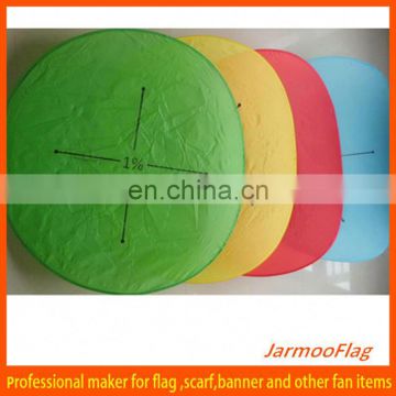 custom full color nylon frisbee fan