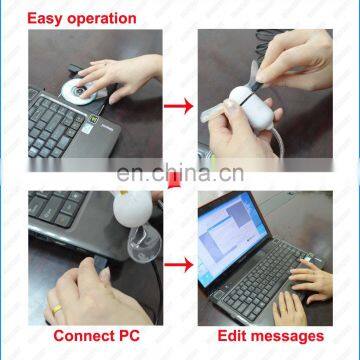 Usb Power Custom Letters and Phrases Led Fan 120mm pc for Summer photo-5