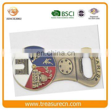 Commemorative Enamel Antique Gold Die Casting Beer Bottle Opener