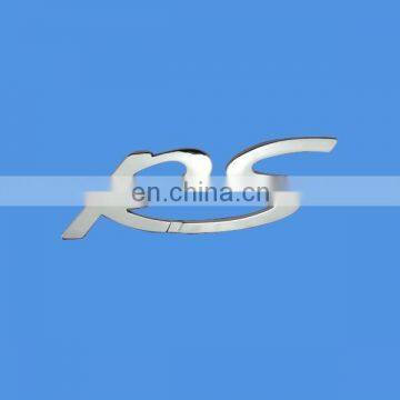 custom self adhesive sticker chrome letters